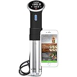 Anova Culinary A2.2-120V-US Sous Vide Precision Cooker Bluetooth, Immersion Circulator, 800 Watts, Black