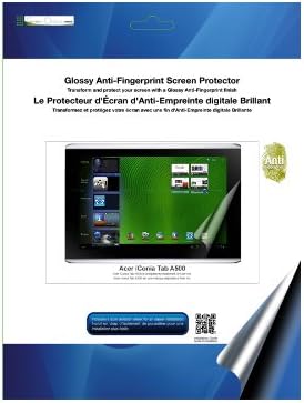 Green Onions Supply Glossy Anti-Fingerprint Screen Protector for Acer Iconia Tab A500 (RT-SPBAIC01AF)