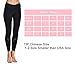 Chikool Women Yoga Pants Mesh Workout Gym Running Leggings Inner Pocket Non See Through Black