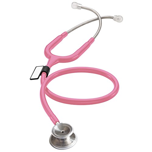 MDF MD One Stainless Steel Premium Dual Head Stethoscope - Free-Parts-for-Life & Lifetime Warranty (MDF777-01) - Pink