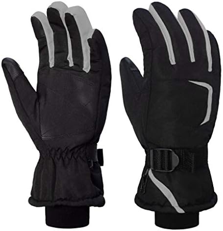 Fisstina Waterproof Ski Gloves for Men Women Winter Warm Gloves Non-slip Cycling Gloves Windproof Touch Screen Gloves Thermal Gloves