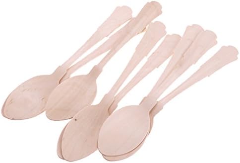 使い捨て 食器セット 木製 ナイフ フォーク スプーン 子供のおもちゃ 家の装飾 Diyの工芸品 木製スプーン