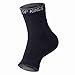 (1 Pair) Foot Compression Sleeve Ankle Support - X-Large (Black)