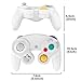 TNP GameCube Controller Nintendo GC and Wii Compatible GameCube Video Game Console Remote Classic Wired Gaming Joystick Gamepad Joypad NGC Replacement Accessories (2 Pack, White)thumb 2