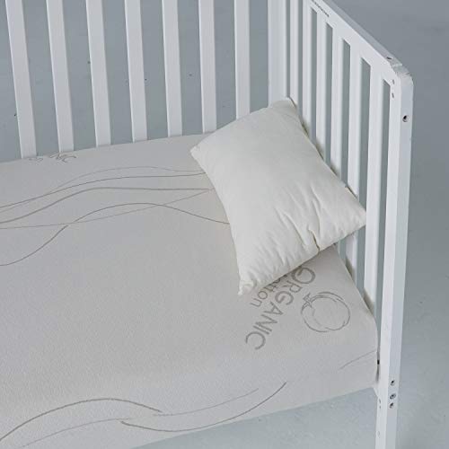 Wonder Dream Baby Fitted Crib Sheet, Water Repellent, Organic Cotton