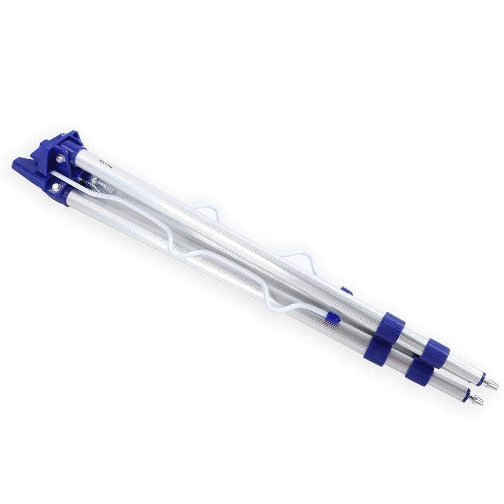 Vbestlife 1.2m Aluminium Alloy Adjustable Telescopic Fishing Rod Stand Foldable Sea Pole Bracket Tripod Holder Support 5 Pole,Fishing rods and accessories