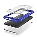 Zizo Proton 2.0 Series Compatible with Samsung Galaxy S8 Plus Case Military Grade Drop Tested with Tempered Glass Screen Protector Blue Clear