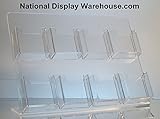 National Display Warehouse 8 Pocket Vertical Business Card Holder for Countertop,sh8vbc