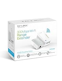 TP LINK TL WPA4220KIT Advanced 300 Mbps Repetidor Universal WiFi Range Extender,, AV500 Powerline Edition, WiFi Clone botón, 2 puertos LAN (Certificado Refurbished).