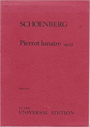 Verklarte Nacht and Pierrot Lunaire Dover Chamber Music Scores