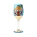 Enesco Designs by Lolita 6001311 Beach Life Wine Glass, 15 oz