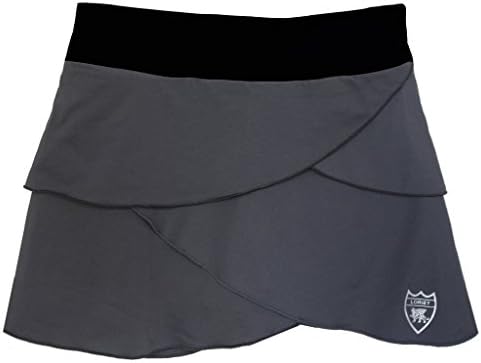 Loriet Women's Monaco Performance Skorts Grey/Black Small