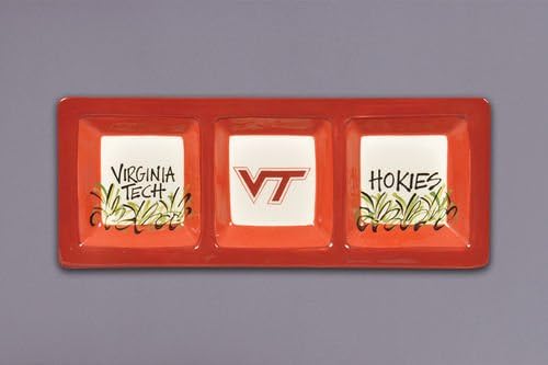 3 Section Serveware Tray (Virginia Tech Hokies)