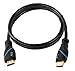 C&E High-Speed HDMI Cable - 1.5 Feet, Supports Ethernet, 3D and Audio Return, UltraHD 4K Ready - Latest Specification Cable, 1-Pack