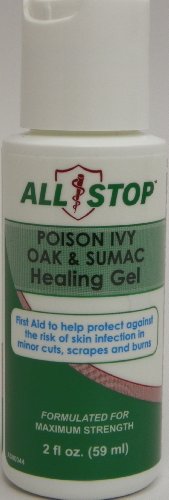 Poison Ivy, Poison Oak & Poison Sumac Healing Gel, Itch Cream - 2oz