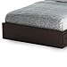 South Shore Summer Breeze Mates Bed with 3 Drawers, Full 54-inch, Chocolate