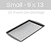 The Smart Baker Pre-Cut Perfect Parchment Paper 9 x 13 inches, Small. Greaseproof Nonstick 24 pieces Pre-Cut Baking Sheets