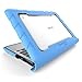 Gumdrop Cases Droptech Chromebook Case for ASUS Chromebook C202 Rugged Shock Absorbing Cover C202SA-YS02, Blue