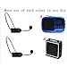 Awakingdemi Wireless Microphone Headset,FM Megaphone Radio Mic for Loudspeaker for Voice Amplifier Computer Speaker