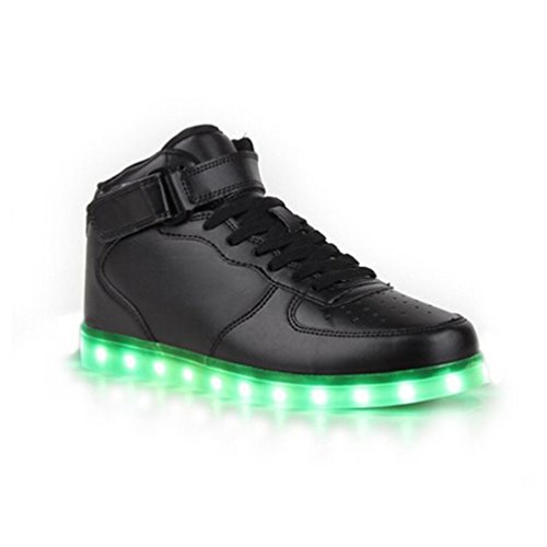 SAGUARO(TM) 7 Colores USB Carga LED, Zapatillas Deportivo...