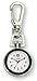 Gotham Unisex Silver-Tone Analog Quartz Keychain Clip Fob Watch # GWC18107-2