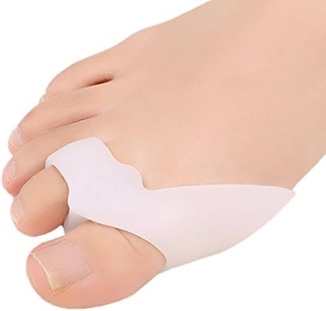 4pcs Gel Big Toe Protectors Buinons Splints Pads Spacer for Bunion Relief Toes Straightener