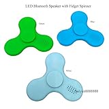 OWLCE Fidget Spinner Bluetooth Speaker Led Light