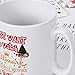 White Mugs with Printing Words I Just Want to watch HALLMARK Christmas movies ALL DAY Coffee Mugs for Christmas Gift Brithday Gift or Daily Use (White, 1 pcs)