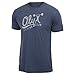 Jumpbox Fitness OLY Lifting Club (Handwritten) - Indigo - Men's Barbell Weightlifting Tri Blend Workout T-Shirt