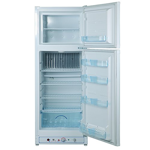 Click Here to See More Images Smad Domestic Gas Refrigerator 2 Way Refrigerator with Freezer,9.3 Cu.ft,White
