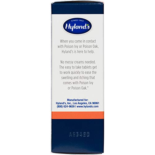 Hyland's Poison Ivy Poison Oak Relief Treatment Tablets, 50 Count