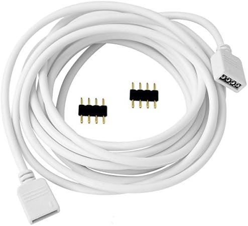 ADDCOME 5M 4-PIN RGB Extension Cable For 5050 3528 LED Strip Light (5M)