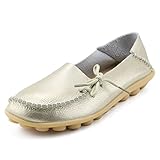 GenuineLeather Flats Four Seasons Casual Shoes Women Flat Heel Cow Muscle Outsole Fashion Shoes