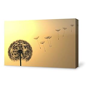 Canvas Wall Art for Living Room,Bedroom Home Artwork Paintings Dandelion Ready to Hang - 12x18 inches