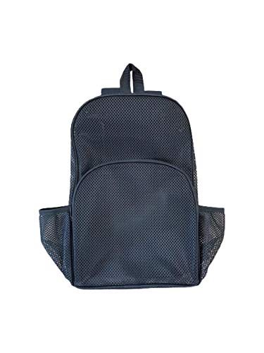 Generic Student Backpack, Semi-Transparent Mesh