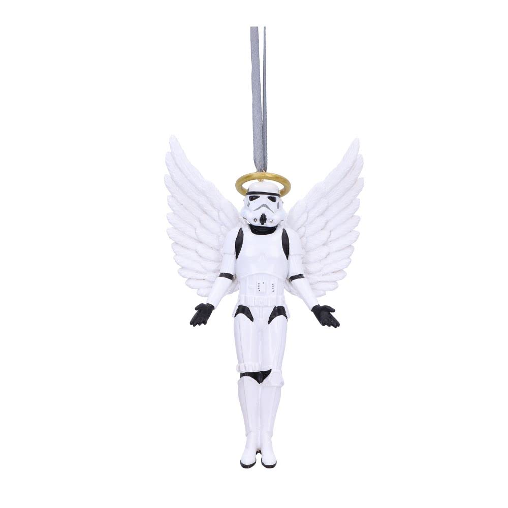 Nemesis Now Stormtrooper Angel Hanging Ornament 13cm, Resin, White