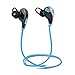 APEKX B2 Wireless Bluetooth Headphones, Lightweight Earbuds, Sports Headset, Running Jogging Gym Workout with Mic for iOS, Android, MP3 and More(Blue)