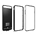iPhone 6s 6 Battery Case,[Apple MFi Certified] for iPhone 6 External 3100mAh Power Pack Case and Rechargeable Back Up Battery Charger Slim Design--Black& Black Frame