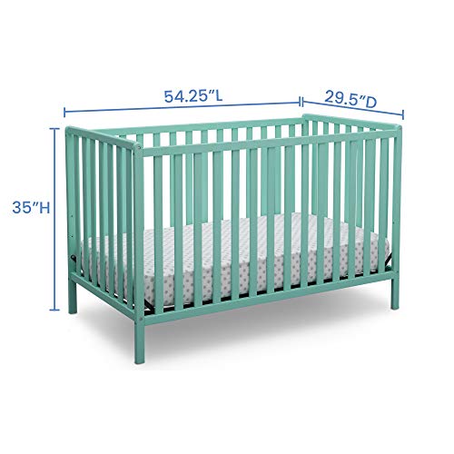 Delta Children Heartland 4in1 Convertible Crib, Aqua Pricepulse