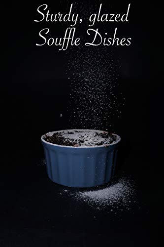 6 Ounce Porcelain Souffle Dishes | Oven Save Ramekins for Baking | Porcelain Baking Dish For Soufflé, Creme Brulee and Ice Cream | Set of 5 Souffle Cups - Thumbnail 4