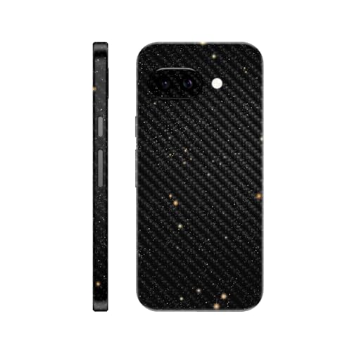 Carbon Fiber Phone Skin Compatible with Google Pixel 9a - Deep Space - Premium…