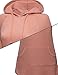 Zennessa Women's ShortSleeve Kangaroo Pocket Sweatshirt Hoodie Tops