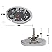 Hisencn 3" BBQ Barbecue Grill Pit Smoker Temperature Gauge Grill Pit Thermometer Fahrenheit for Brinkmann Grill 810-1415-W, 810-1420-0, Aussie and Others Barbecue Meat Cooking primary