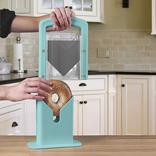 Hoan Bagel Guillotine Universal Slicer with Built In Safety Shield to