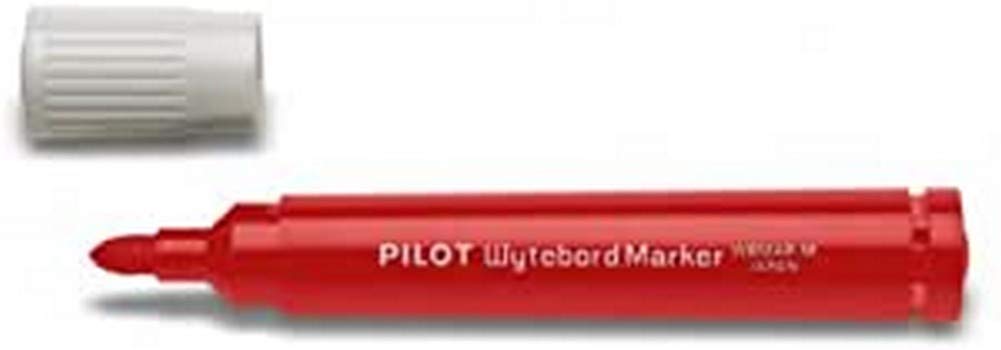 Pilot 5071002 Red Marker, White - Set of 12