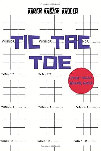 Amazon Com Tic Tac Toe Game Book Over 1500 Games Travel Activity