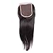 Elva Hair 13x4 SKINLIKE Real HD Lace Closure 0.10mm Ultra-thin Invisible Crystal HD Lace Pre Plucked with Baby Hair Full Cuticle Aligned Thin Invisible Swiss Lace Frontal Closure Serrated Edge