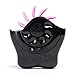 Lovehoney Sqweel 2 Masturbator - Oral Sex Simulator with 10 Silicone Tongues - 3 Speed & Flicker Function Masturbator for Women - Black