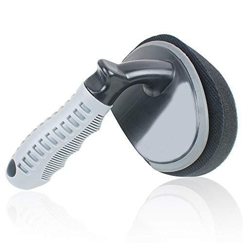 JSCARLIFE Ultimate Tire Brush | Auto Detailing Brush | Tire Cleaning Brush for Tires and Wheels | Tire Dressing Applicator | Car Tire Brush |Car Care (Black) - Thumbnail 5
