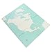 Montessori North America Wooden Puzzle Map with Labeled and Unlabeled Control Maps